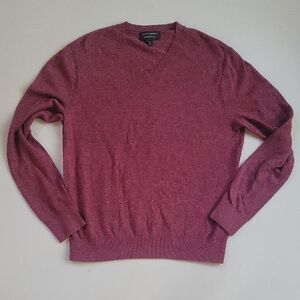 Banana Republic V-Neck Sweater - Burgundy
